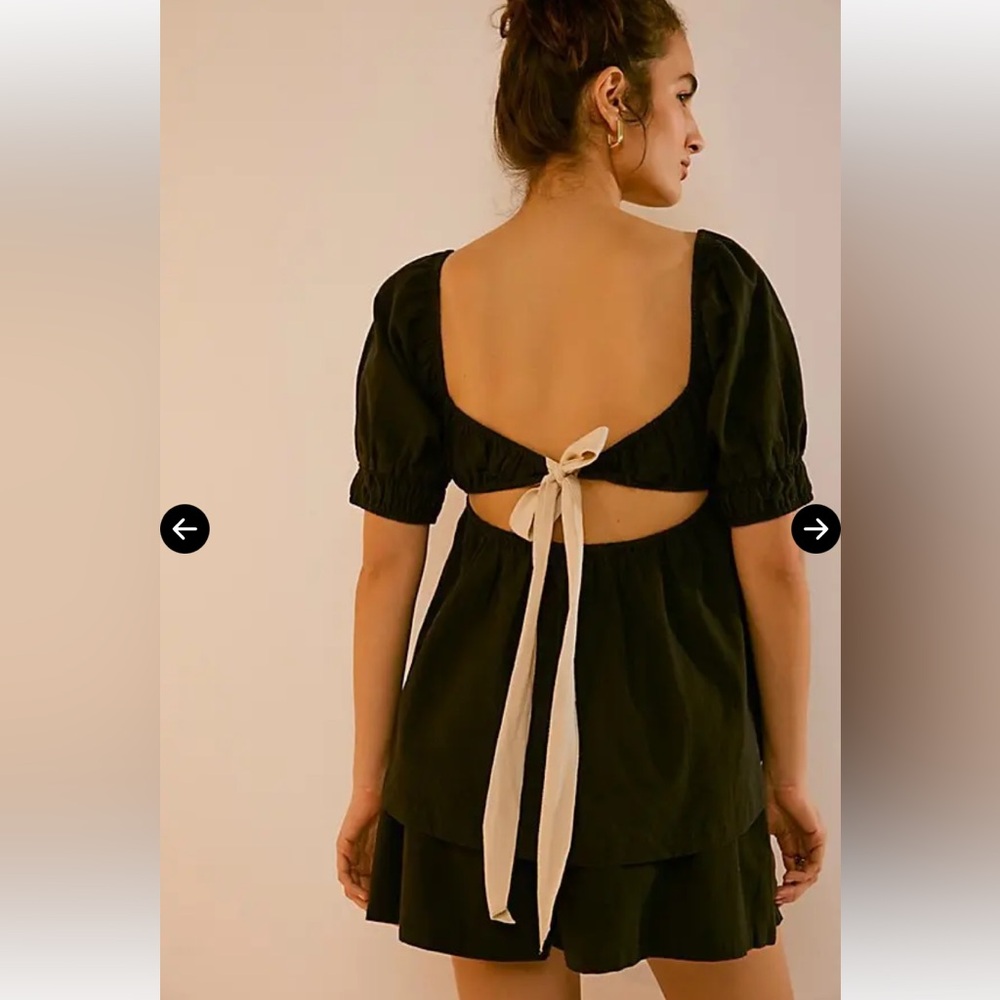 Free People Donnie Top, black, size S